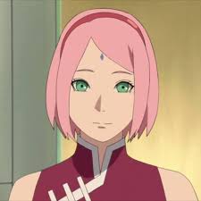 Sakura Haruno in her red ninja outfit – skilled medical ninja from the Naruto anime series